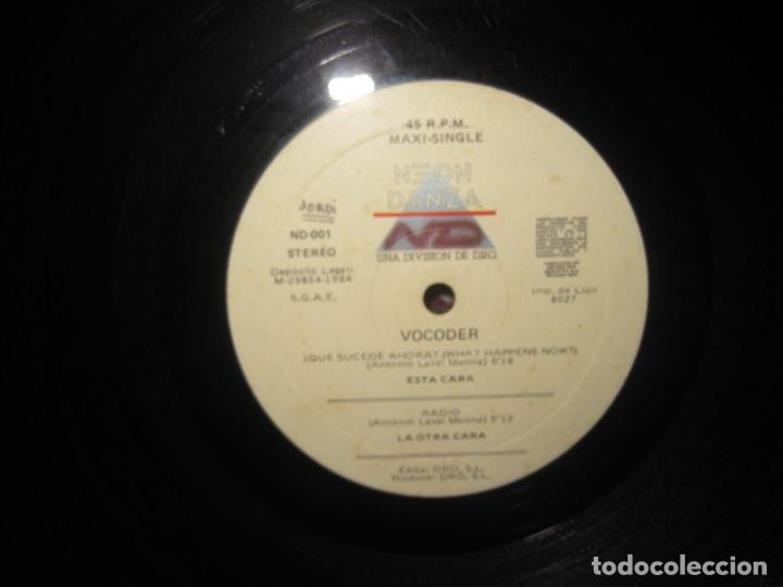 Discos de vinilo: VOCODER. &iquest;QU&Eacute; SUCEDE AHORA? WHAT HAPPENS NOW? - Foto 3