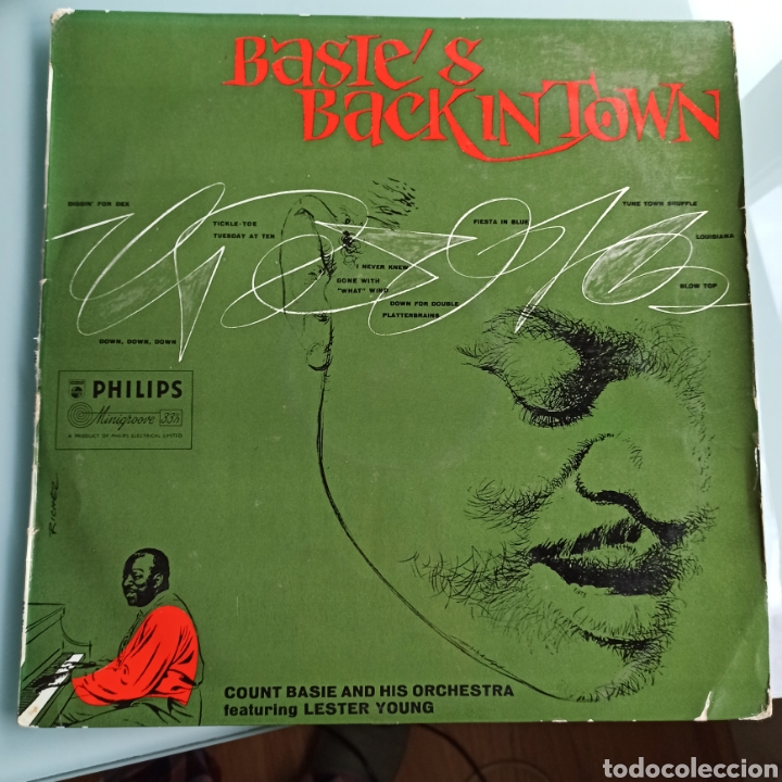 Discos de vinilo: Count Basie - Basies Back In Town (Philips - BBL.7141, UK) - Foto 1