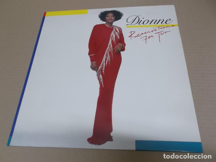 Discos de vinilo: DIONNE WARWICK (LP) RESERVATIONS FOR TWO A&Ntilde;O 1987 - Foto 1