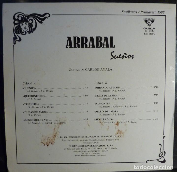 Discos de vinilo: ARRABAL // SUE&Ntilde;OS // 1987 // (VG VG). LP - Foto 2
