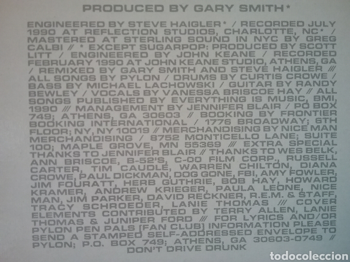 Discos de vinilo: PYLON 1980 Sky Records.POST - PUNK. - Foto 3