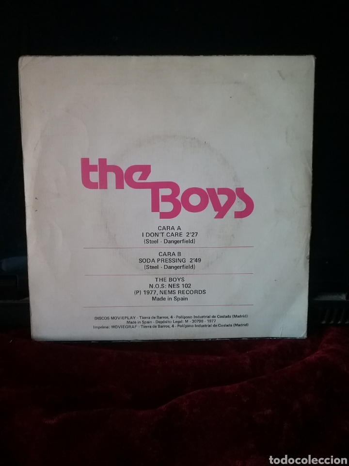 Discos de vinilo: THE BOYS 1977 1&deg; Single Nems. - Foto 2