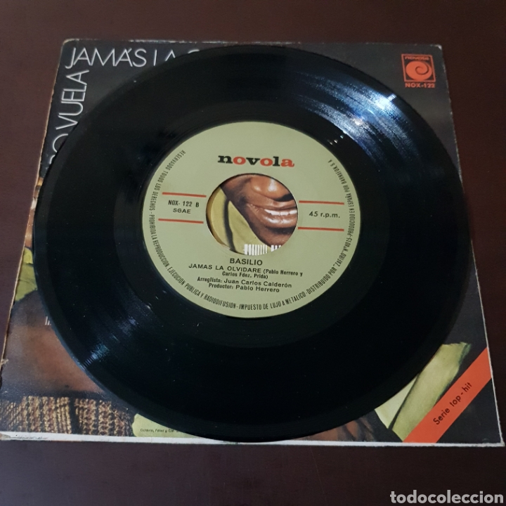 Discos de vinilo: BASILIO - JAMAS LA OLVIDARE - Foto 4