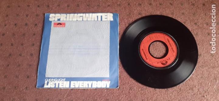 Discos de vinilo: SPRINGWATER - LISTEN EVERYBODY - SINGLE - GERMANY - POLYDOR - L - - Foto 1