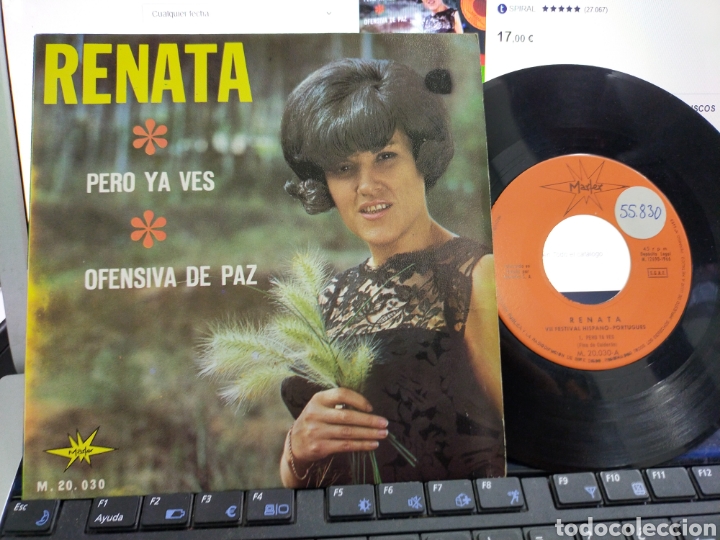 Discos de vinilo: Renata single pero ya ves 1966 - Foto 1