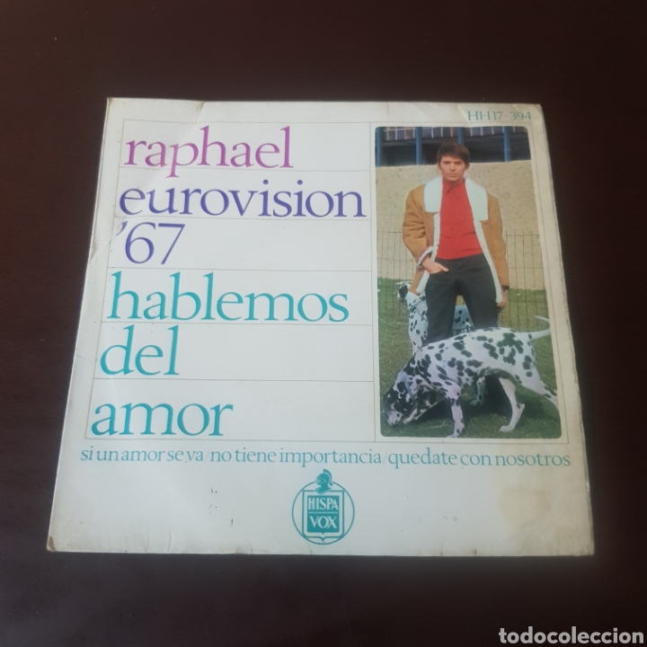 Discos de vinilo: RAPHAEL - EUROVISION 67 - HABLEMOS DEL AMOR - Foto 1