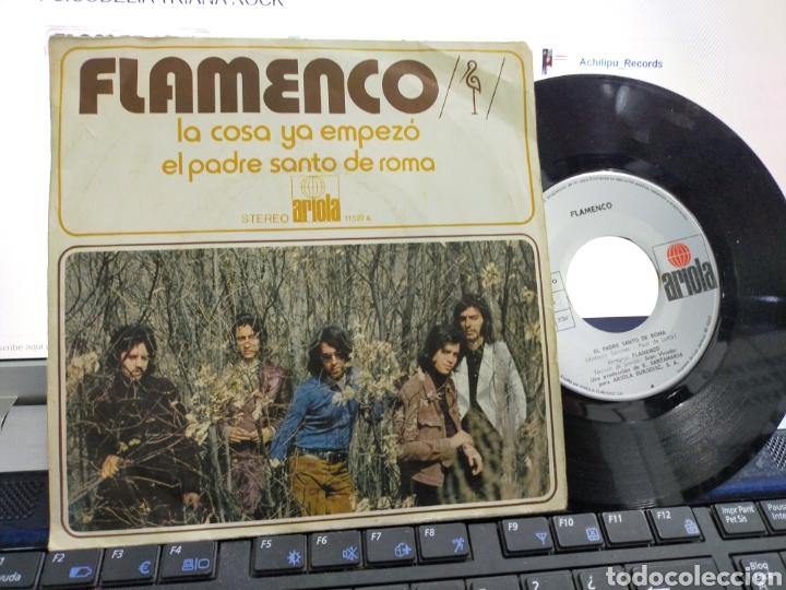 Disques de vinyle: Flamenco single el padre santo de Roma 1972