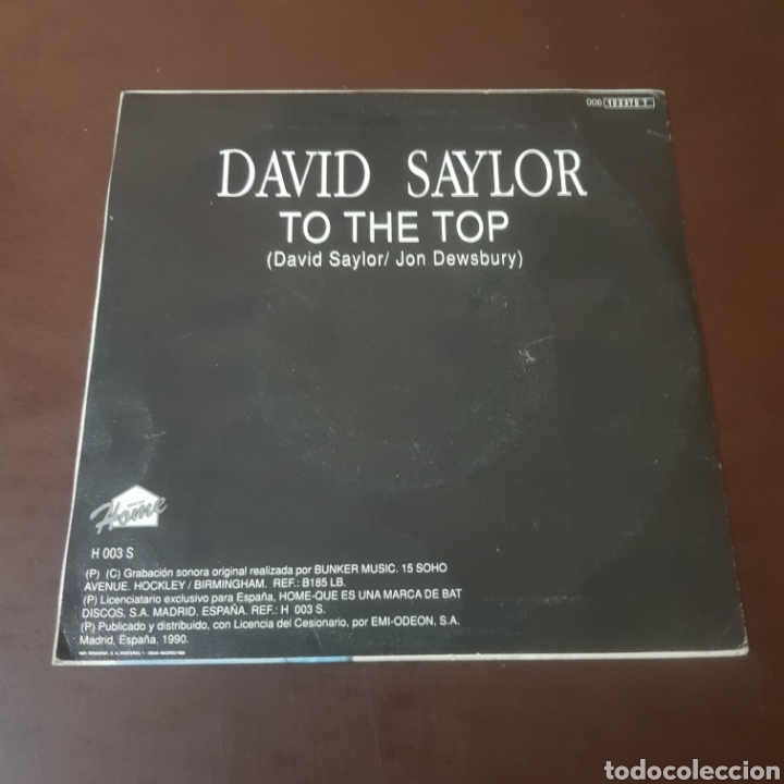 Discos de vinilo: DAVID SAYLOR - TO THE TOP - Foto 2