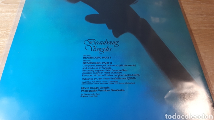 Discos de vinilo: VANGELIS BEAUBOURG - Foto 2
