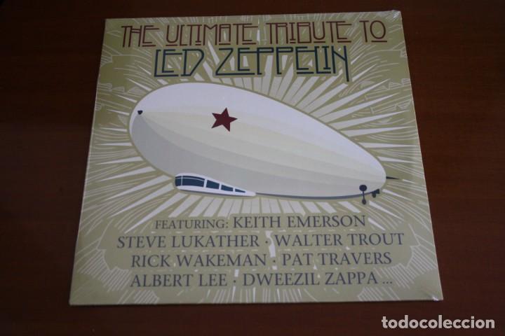 Discos de vinilo: LED ZEPPELIN, THE ULTIMATE TRIBUTO TO. NUEVO, - Foto 1