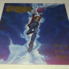 Discos de vinilo: LP DEMON - HOLD ON TO THE DREAM. Lote 221658377