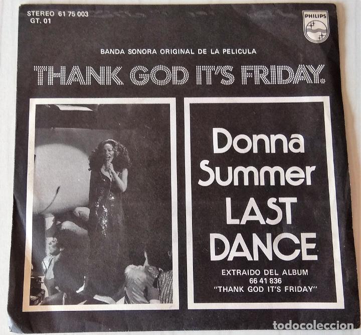 Discos de vinilo: DONNA SUMMER - LAST DANCE PHILIPS - 1978 - Foto 1