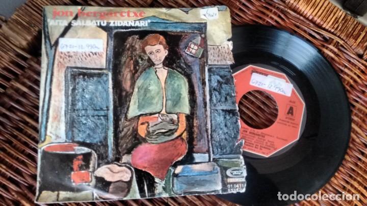 Discos de vinilo: SINGLE (VINILO) DE JON BERGARETXE A&Ntilde;OS 70 - Foto 1
