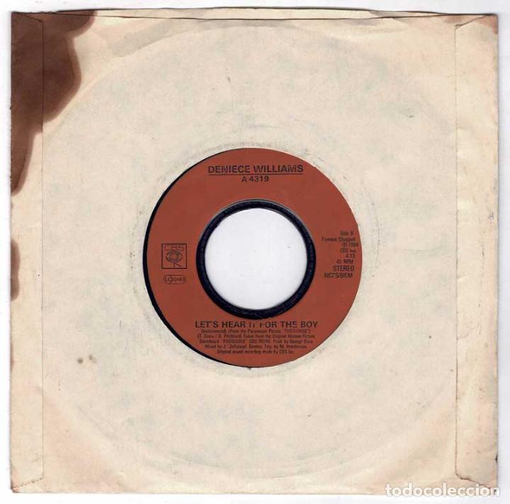 Discos de vinilo: Deniece Williams - Lets hear it for the boy. Single - Foto 2