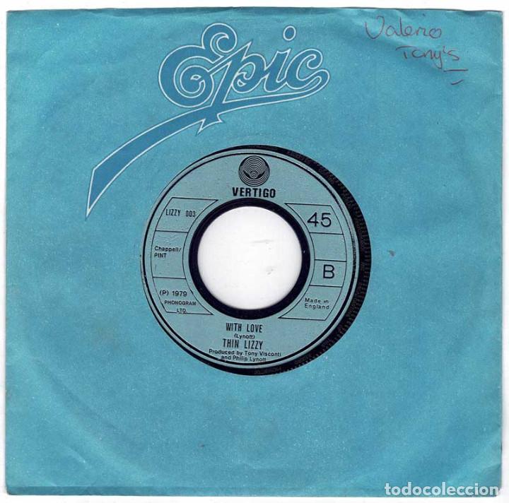 Discos de vinilo: Thin Lizzy - Waiting for an Alibi. With love. Single - Foto 1