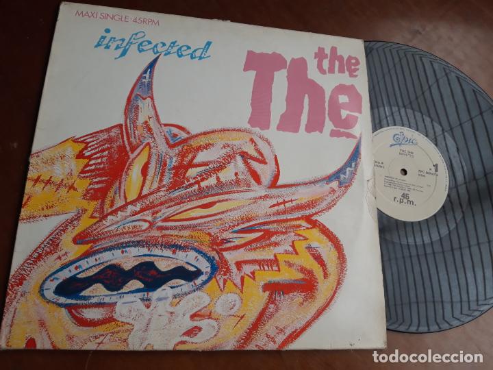 Discos de vinilo: The The &lrm;&ndash; Infected-MAXI-ESPA&Ntilde;A-1986- Epic &lrm;&ndash; EPC 650167 6-