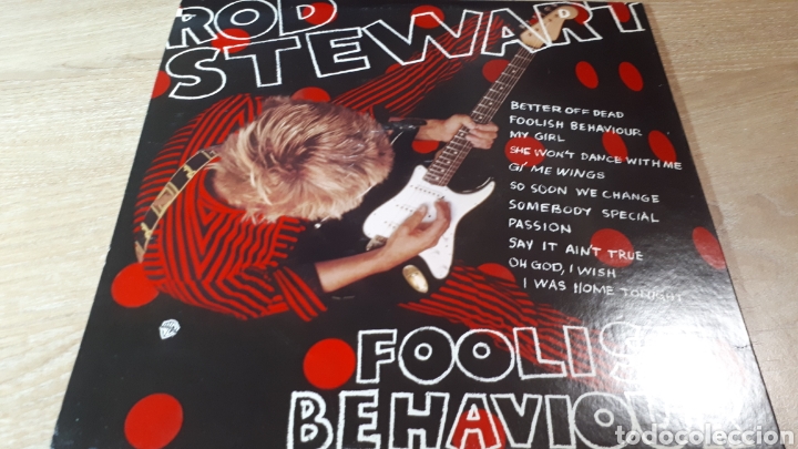 Discos de vinilo: ROD STEWART FOOLISH BEHAVIOUR - Foto 2