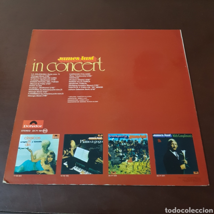 Discos de vinilo: JAMES LAST - IN CONCERT - Foto 2