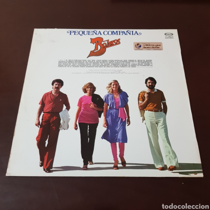 Discos de vinilo: PEQUE&Ntilde;A COMPA&Ntilde;IA - BOLEROS - Foto 2