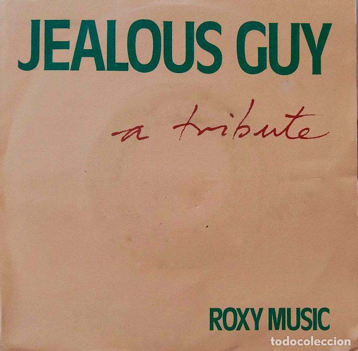 Discos de vinilo: ROXY MUSIC (BRYAN FERRY), JEALOUS GUY. A TRIBUTE. SINGLE ESPA&Ntilde;A - Foto 1