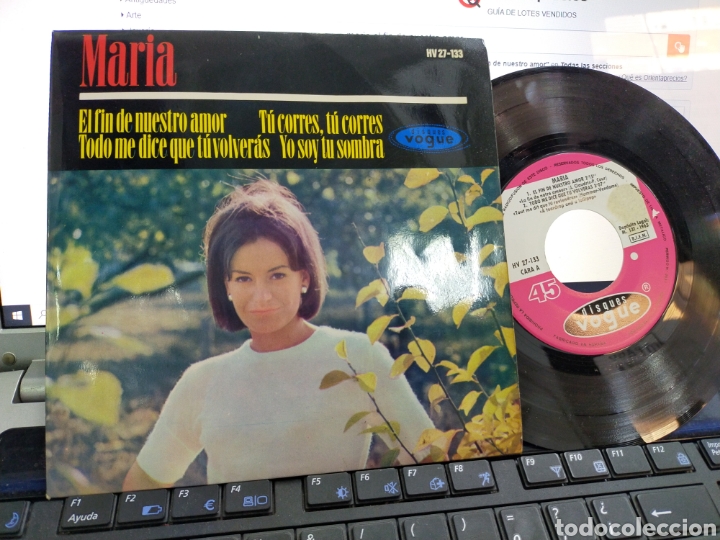 Dischi in vinile: Mar&iacute;a EP el fin de nuestro amor + 3 Espa&ntilde;a 1965