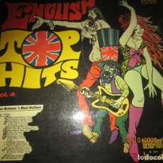 Discos de vinilo: ENGLISH TOP HITS VOL. 4 LP - ORIGINAL ALEMAN - BELLAPHON RECORDS AÑOS 70´S STEREO. Lote 221937545
