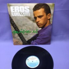 Discos de vinilo: LP -- EROS RAMAZZOTTI MÚSICA ES -- MADRID 1988-- VG+. Lote 354489033