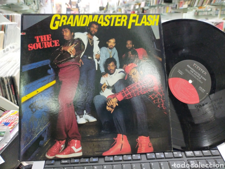 Discos de vinilo: Grandmaster flash lp the source u.s.a. 1986 - Foto 1