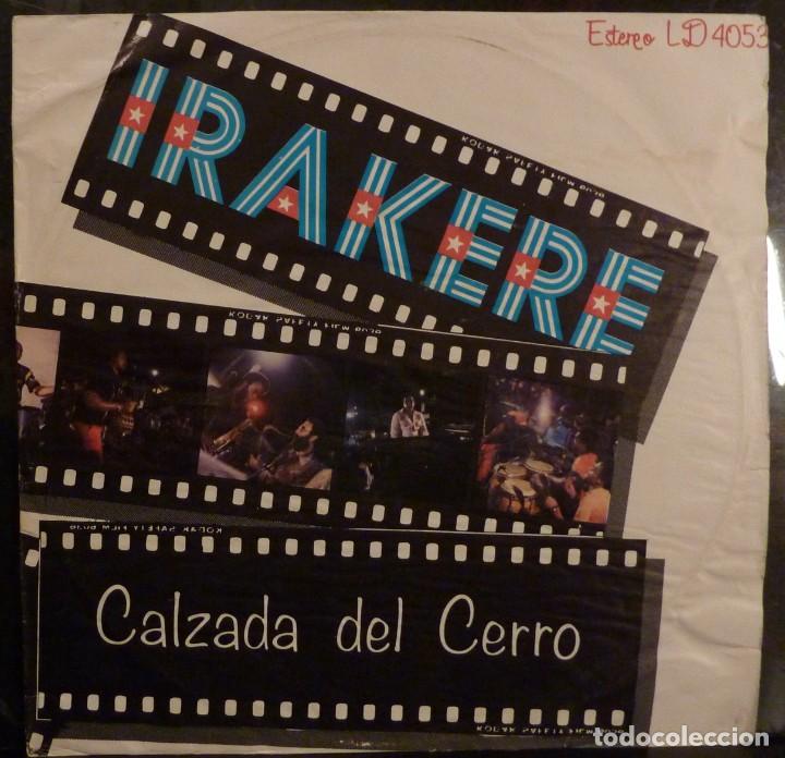 Vinyl records: GRUPO IRAKERE // CALZADA DEL CERO // HECHO EN CUBA //(VG VG).LP