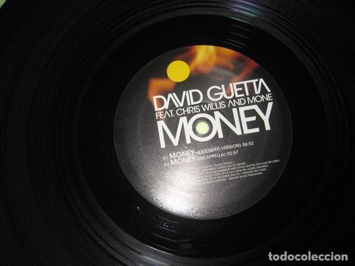 Discos de vinilo: David Guetta feat. Chris Willis & Mone MONEY lp - Foto 3