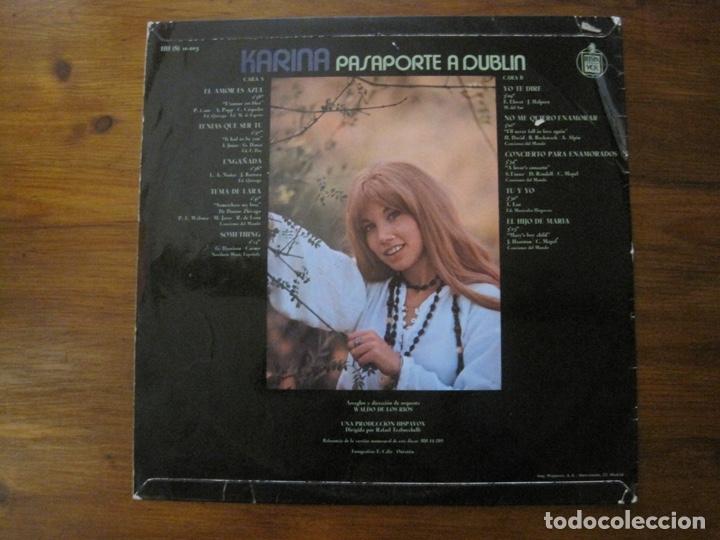 Discos de vinilo: Karina Pasaporte a Dublin lp - Foto 3