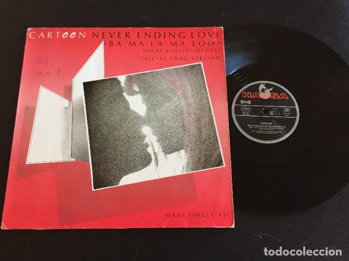 Discos de vinilo: CARTOON never ending love - extended 12&rdquo; germany - Foto 1