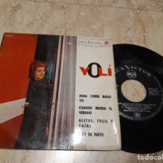 Discos de vinilo: YOLI -SPANISH FEMALE YE YE -RCA-1964-MIRA COMO BAILO YO +3. Lote 222000092