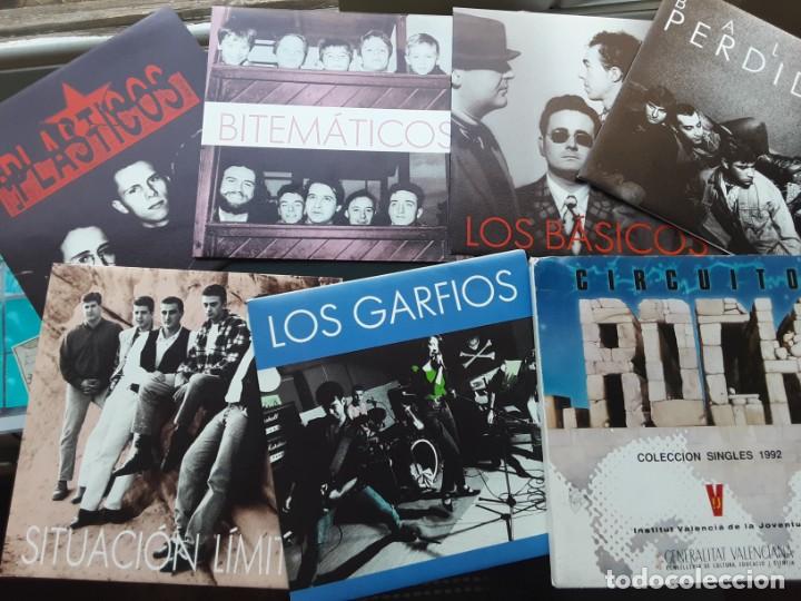 Discos de vinilo: PACK DE LOS 6 SINGLES CIRCUITO ROCK 1992, LOS B&Aacute;SICOS, GARFIOS, PLASTICOS, BITEMATICOS... - Foto 1