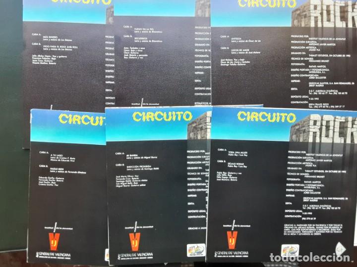 Discos de vinilo: PACK DE LOS 6 SINGLES CIRCUITO ROCK 1992, LOS B&Aacute;SICOS, GARFIOS, PLASTICOS, BITEMATICOS... - Foto 2
