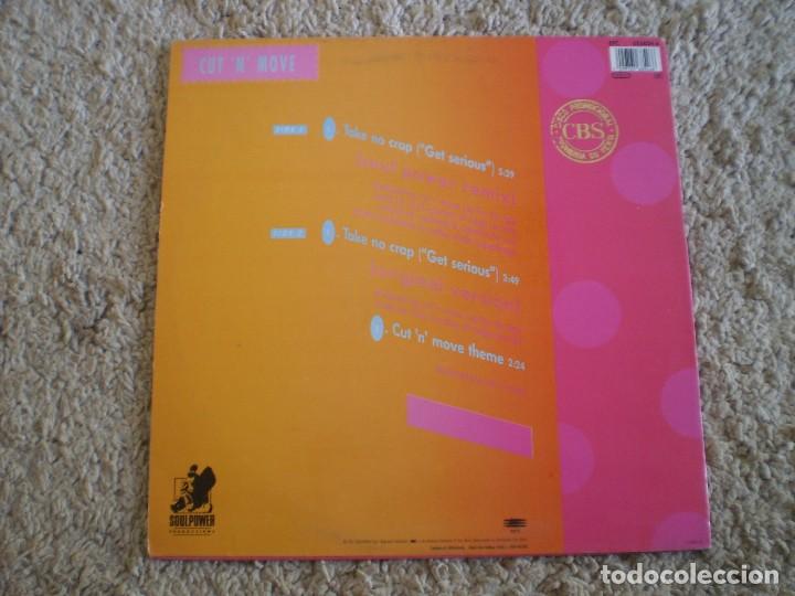 Discos de vinilo: MAXI 12 PULGADAS. CUT&acute;N&acute;MOVE. TAKE NO CRAP. - Foto 3