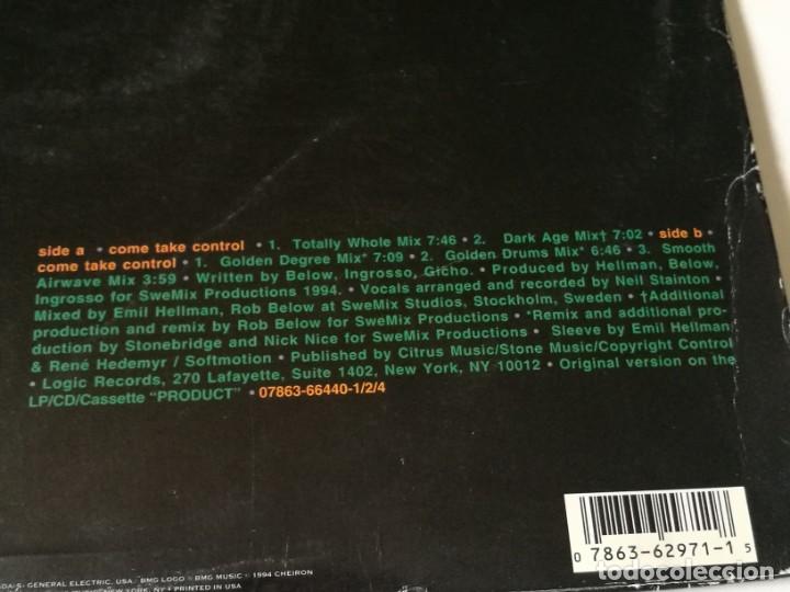 Discos de vinilo: Sound Factory - Come Take Control - 1993 - Foto 2
