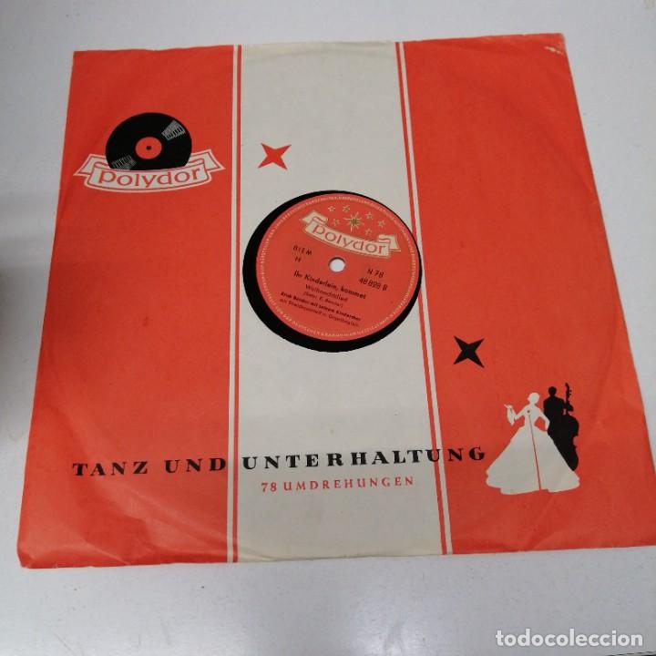 Discos de vinilo: Disco musica de pizarra TANZ UND UNTERHALTUNG POLYDOR LHR KINDERLEIN KOMMET Weihnachtslied Erich