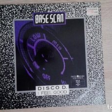 Discos de vinilo: BASE SCAN-DISCO D. I FEEL GOOD-VINILO 12” MAXI 45 RPM-TECHNO DROME IN-ZYX-ALEMANIA-AÑO 1990-DIFÍCIL.