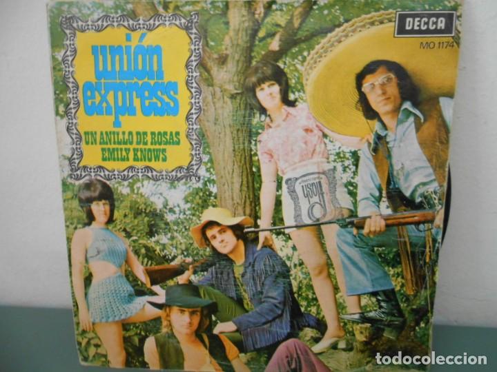 Discos de vinilo: UNION EXPRESS - UN ANILLO DE ROSAS - Foto 1