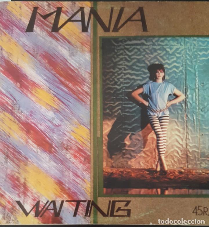 Discos de vinilo: MANIA - WAITING MAXI SINGLE 1983 SPAIN - Foto 1