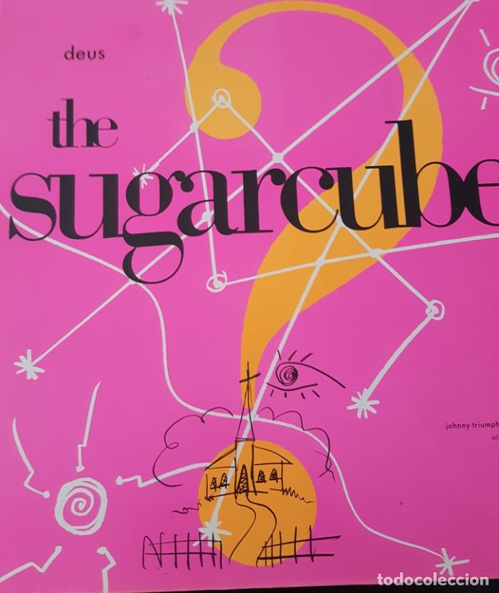 Discos de vinilo: THE SUGARCUBES - DEUS MAXI SINGLE 1988 SPAIN - Foto 1