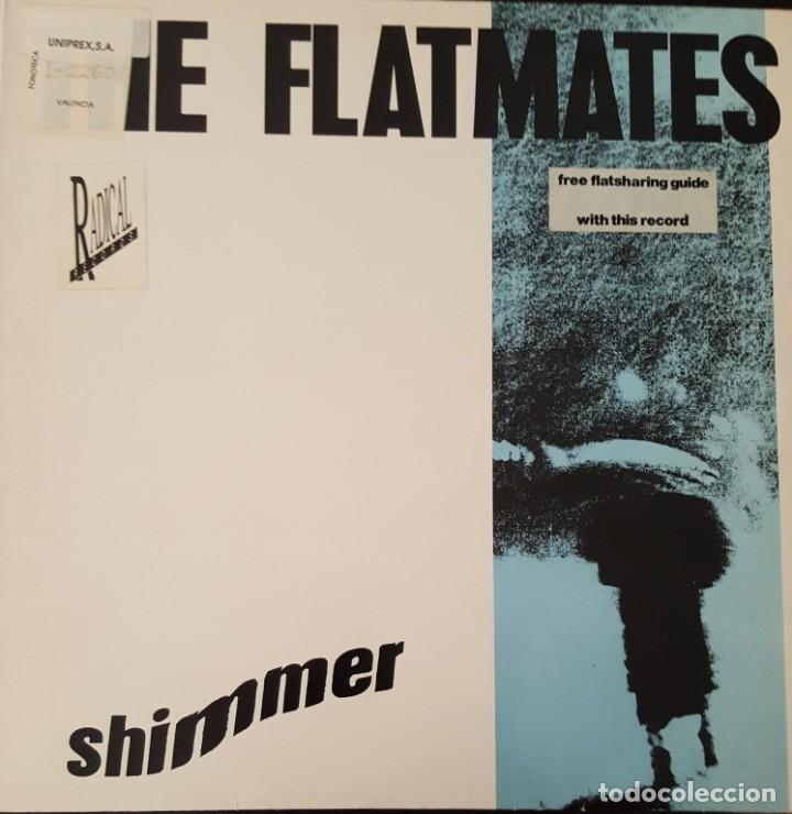 Discos de vinilo: THE FLATMATES - SHIMMER MAXI SINGLE UK 1988 + INSERT - Foto 1