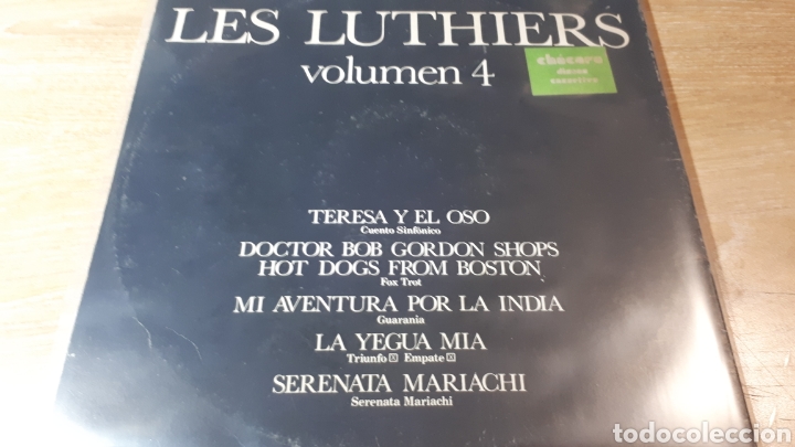 Discos de vinilo: LES LUTHIERS VOLUMEN 4 ........ - Foto 2