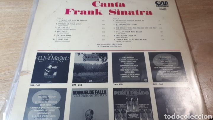 Discos de vinilo: FRANK SINATRA CANTA - Foto 2