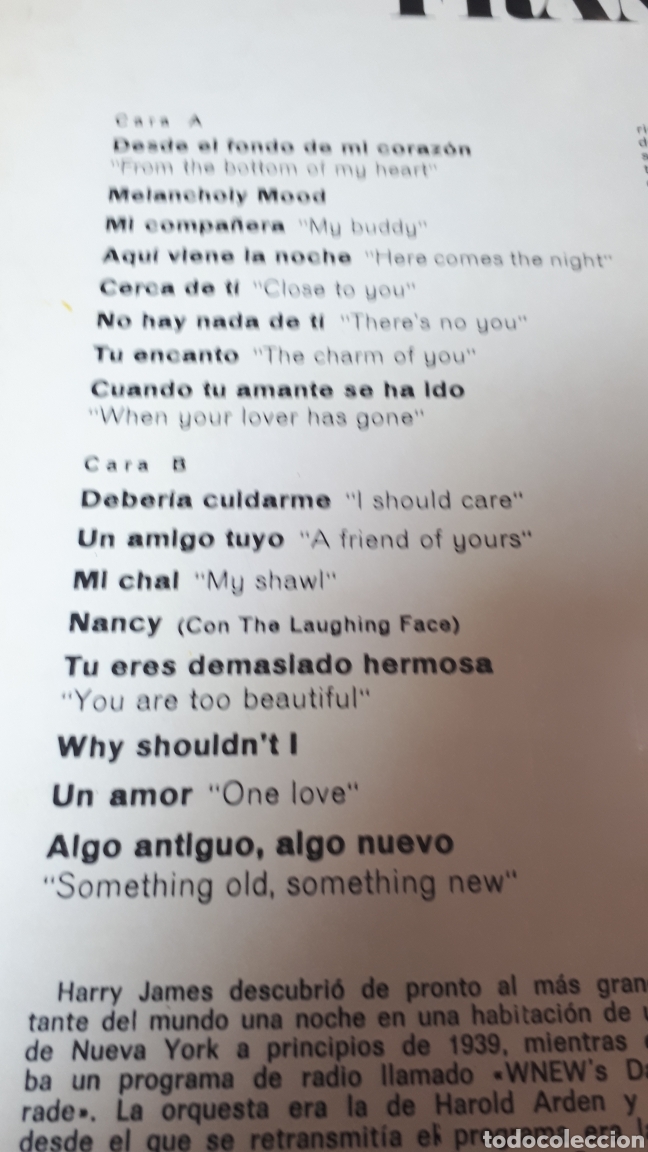 Discos de vinilo: FRANK SINATRA EL ESENCIAL VOL.1 - Foto 3