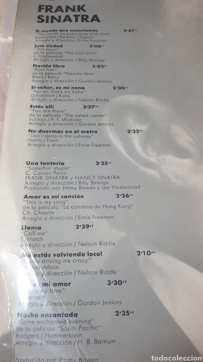 Discos de vinilo: FRANK SINATRA - Foto 3
