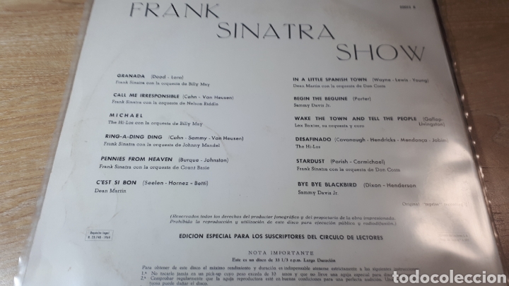 Discos de vinilo: FRANK SINATRA SHOW ...... - Foto 2