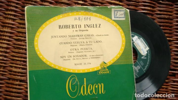 Discos de vinilo: E.p. ( VINILO) DE ROBERTO INGLEZ Y SU ORQUESTA - Foto 1