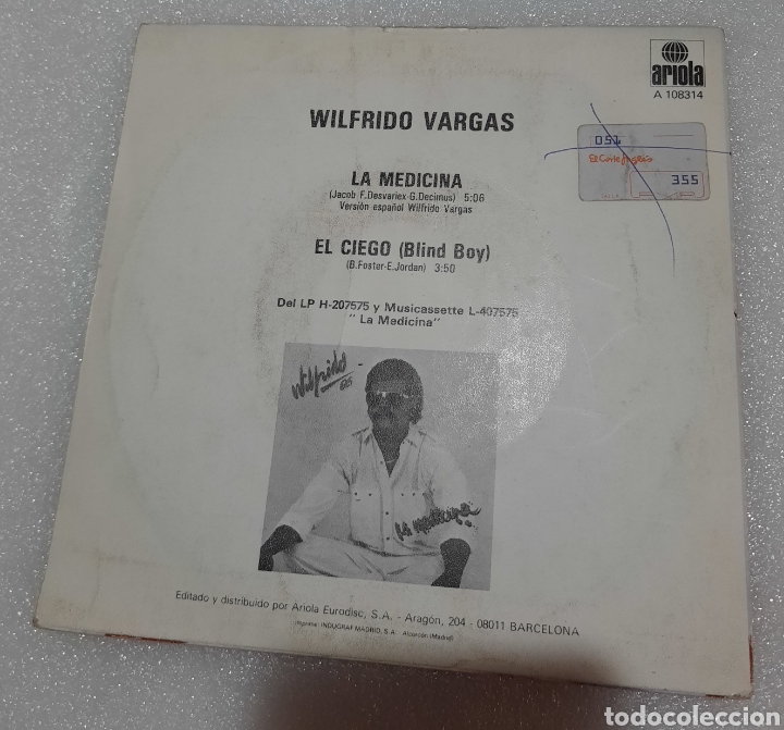 Discos de vinilo: Wilfrido Vargas - la medicina - Foto 2